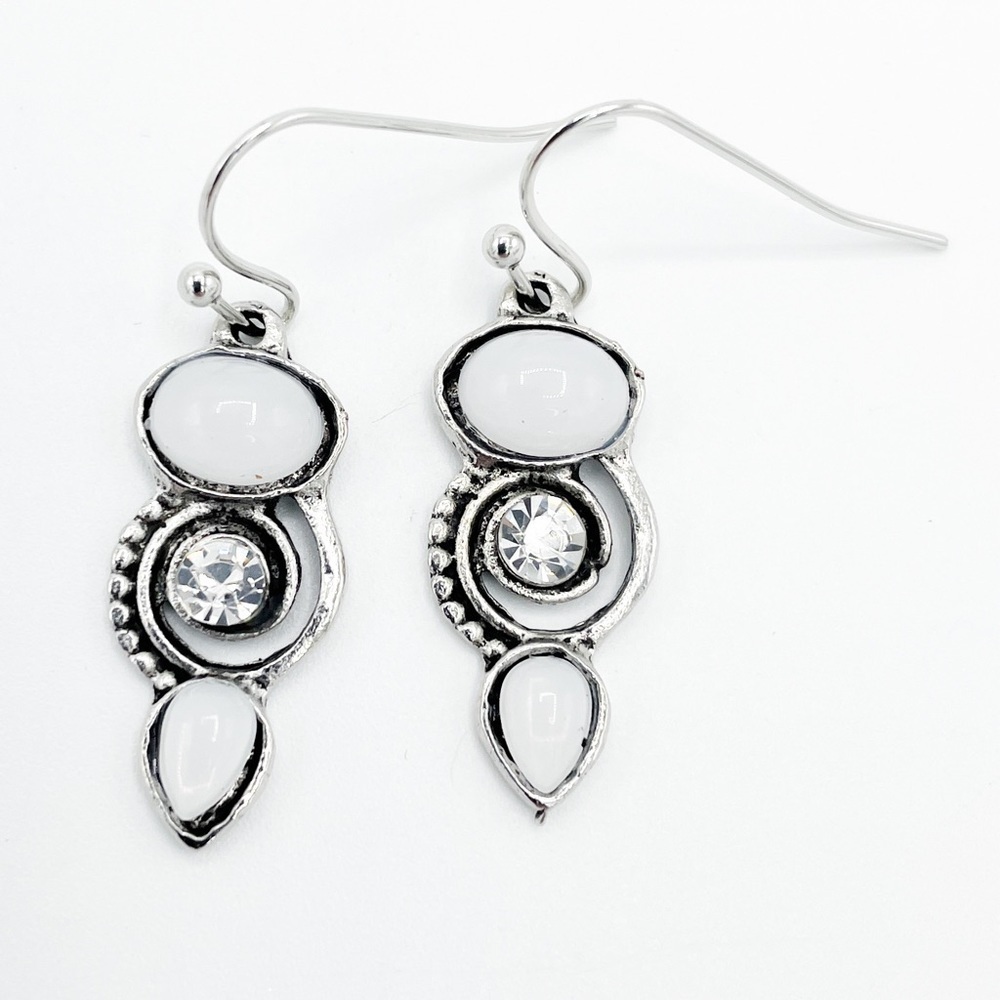 Boho chic festival fashion vintage style dangle earrings